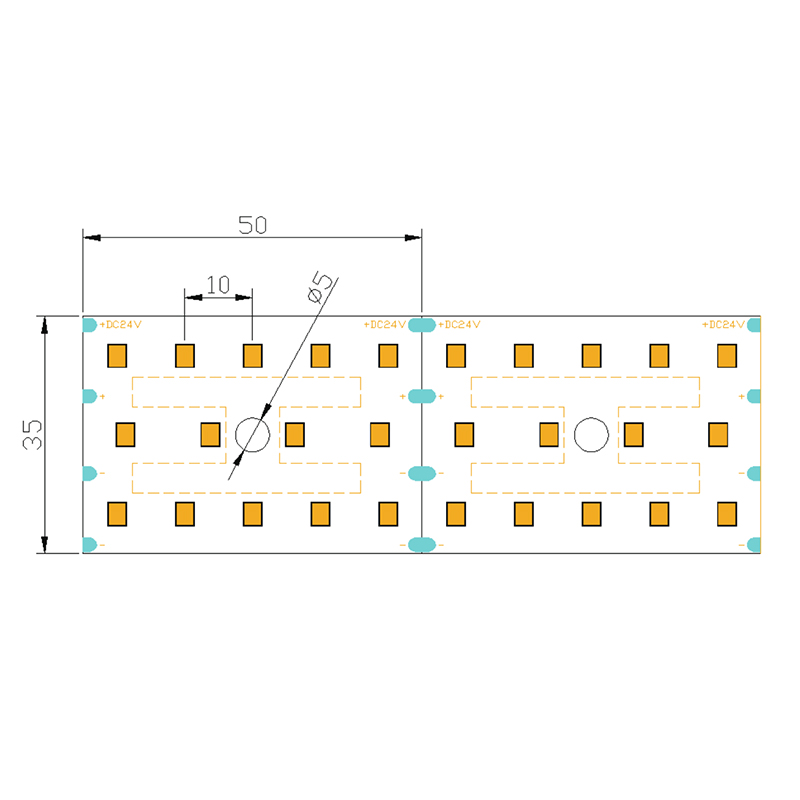 Multi-row  2835  LED  Strip  [280LED/M]-35mm
