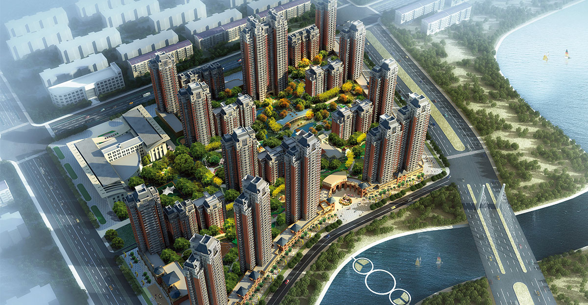 银河上园鸟瞰图