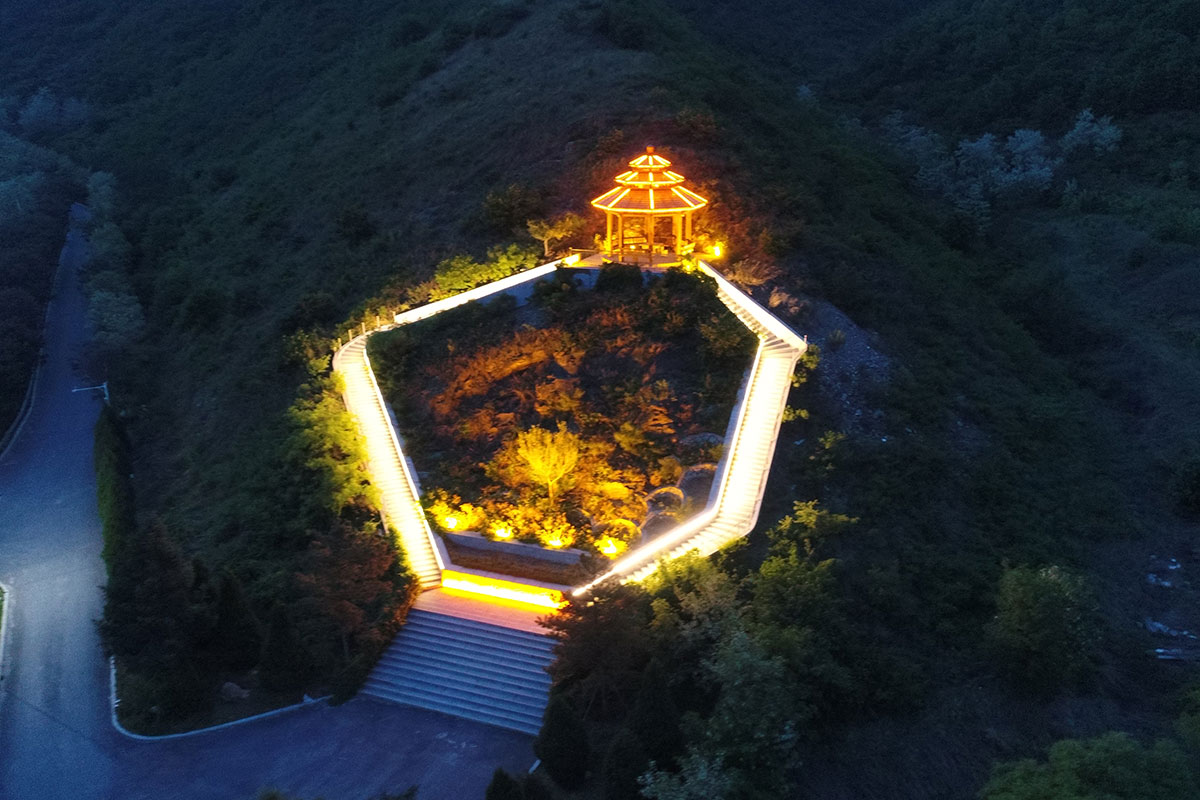 昌宇水墨画院创作中心夜景拍摄