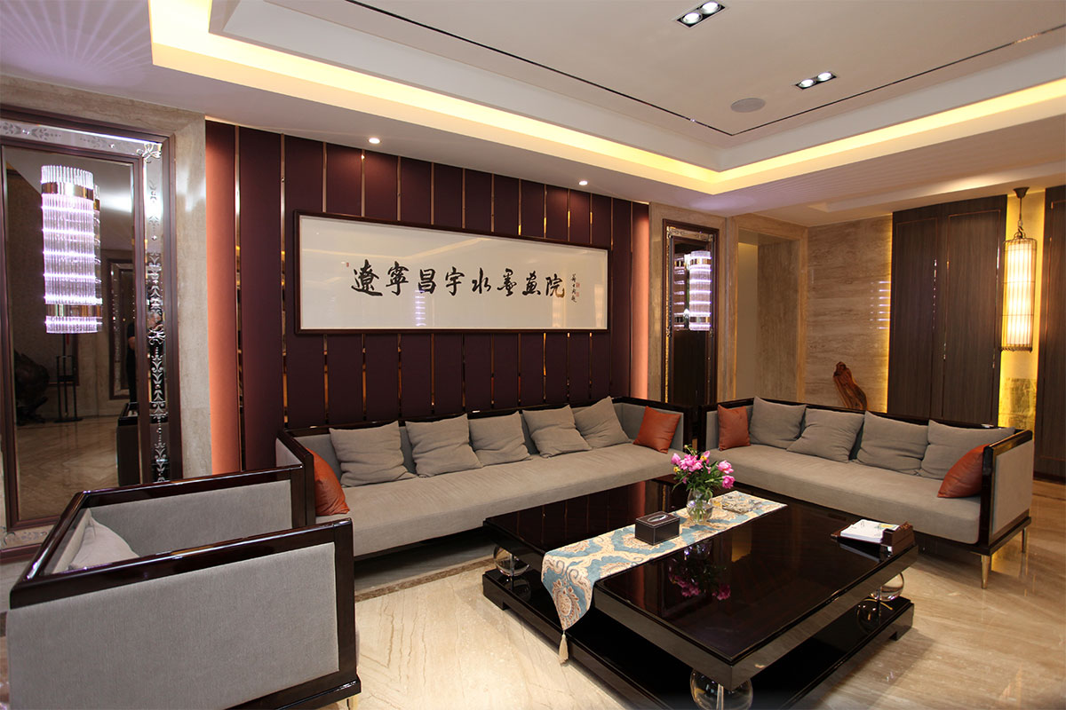 昌宇水墨画院一楼休息区