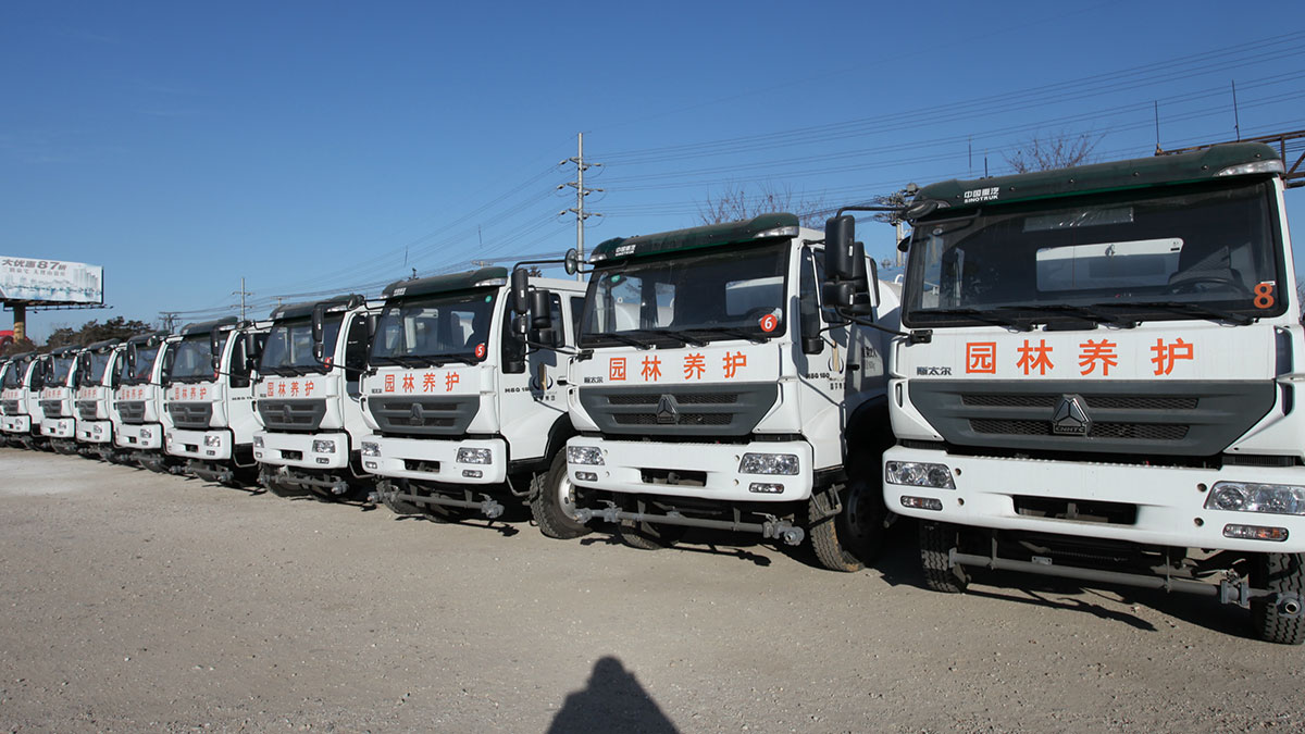 园林公司区域管理工程车