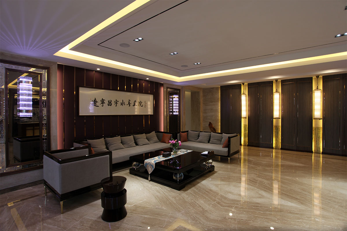 昌宇水墨画院前厅休息区