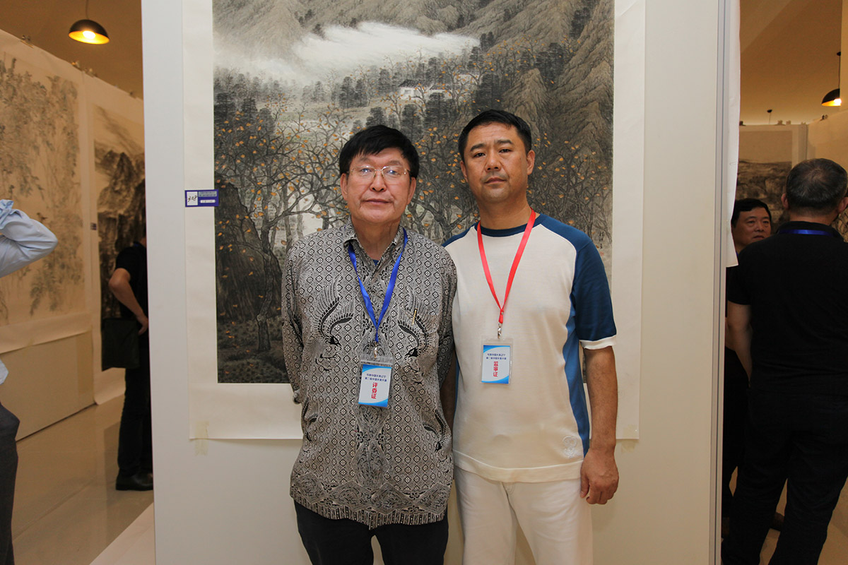 黑龙江美协主席吴团良-昌宇集团董事长李刚