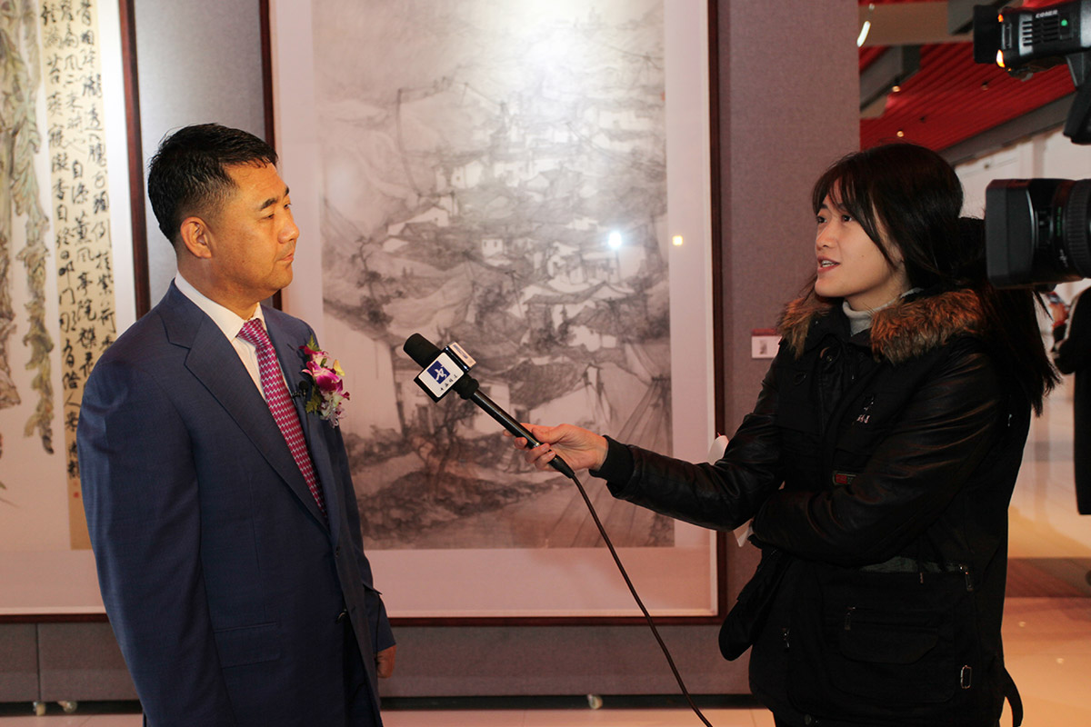 昌宇集团董事长李刚-接受电视台采访