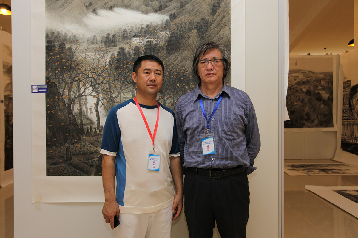 昌宇集团董事长李刚-画展评委马书林