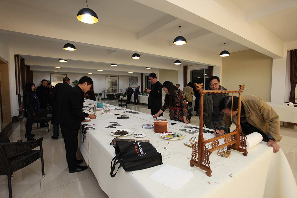 昌宇水墨画院画家创作