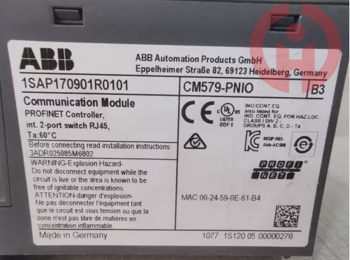 ABB CM579-PNIO 1SAP170901R0101 Communication module