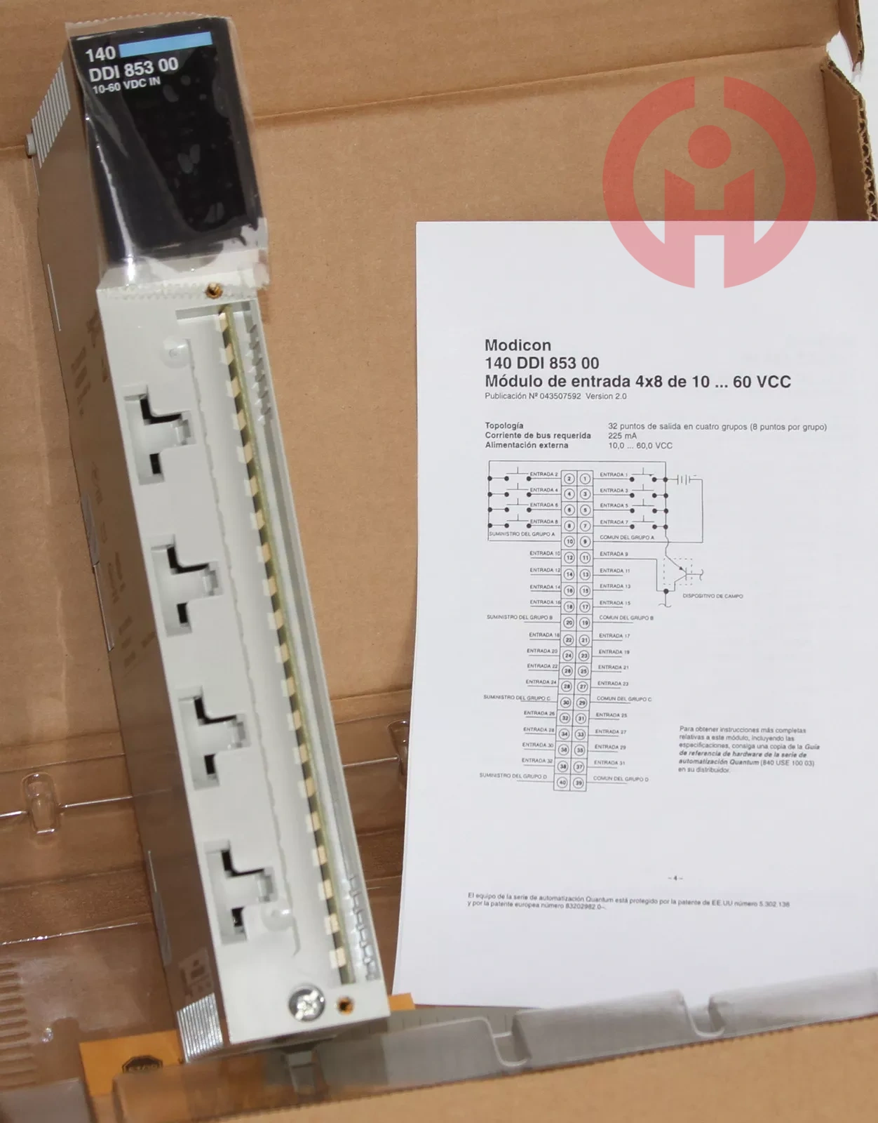 SCHNEIDER 140DDI85300 discrete input module