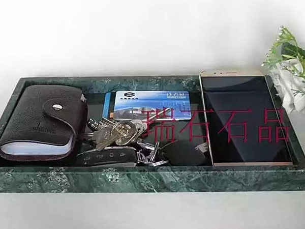 绿色长方形托盘