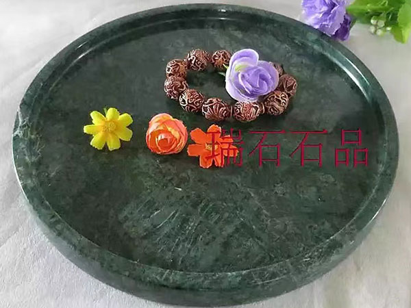 绿色圆形托盘