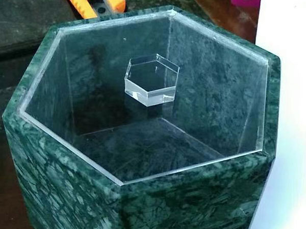 大理石棉签盒