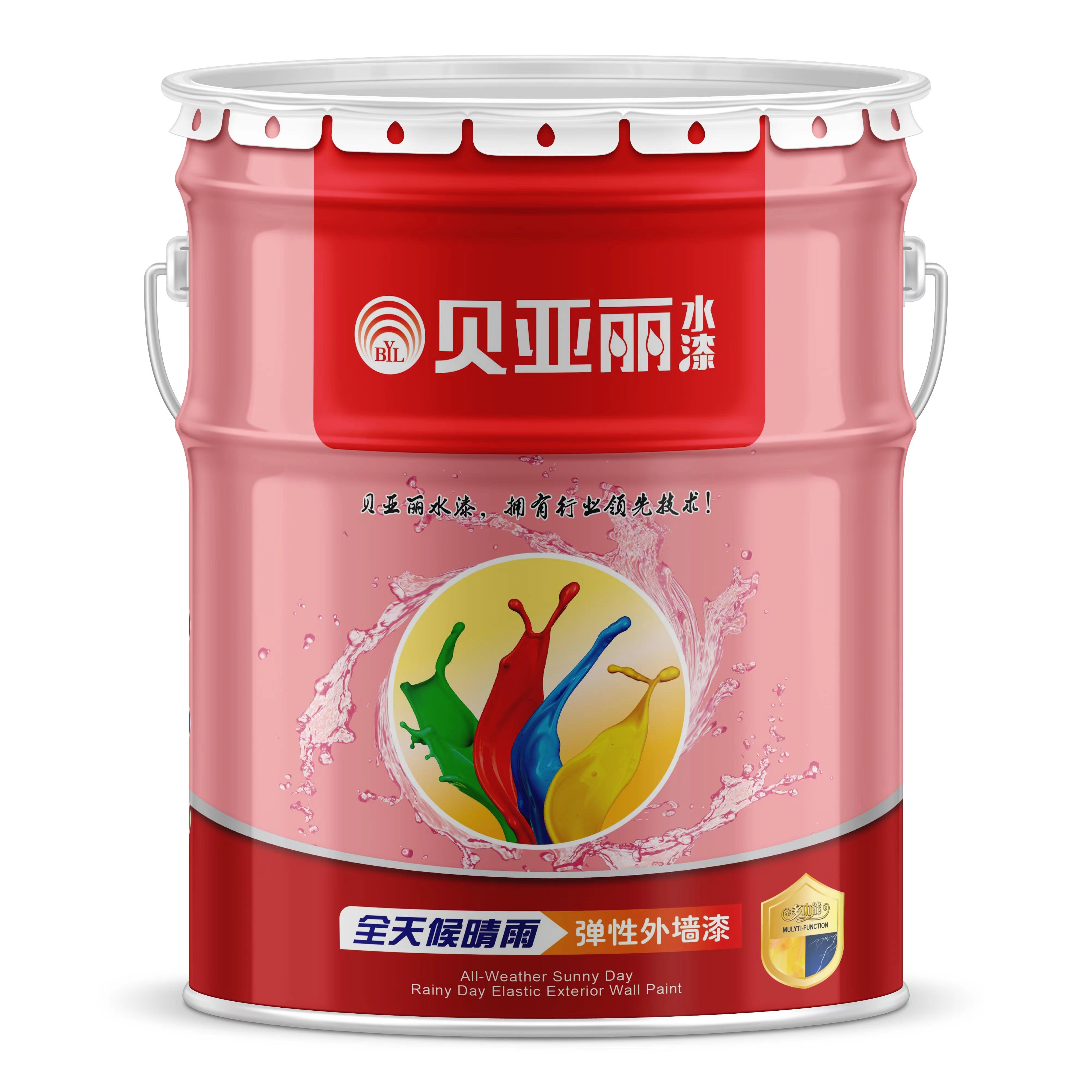 全天候晴雨弹性外墙漆