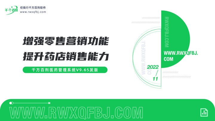 千方百剂医药管理系统V9.65发版