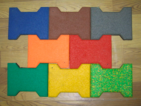 Dog Bone Rubber Pavers