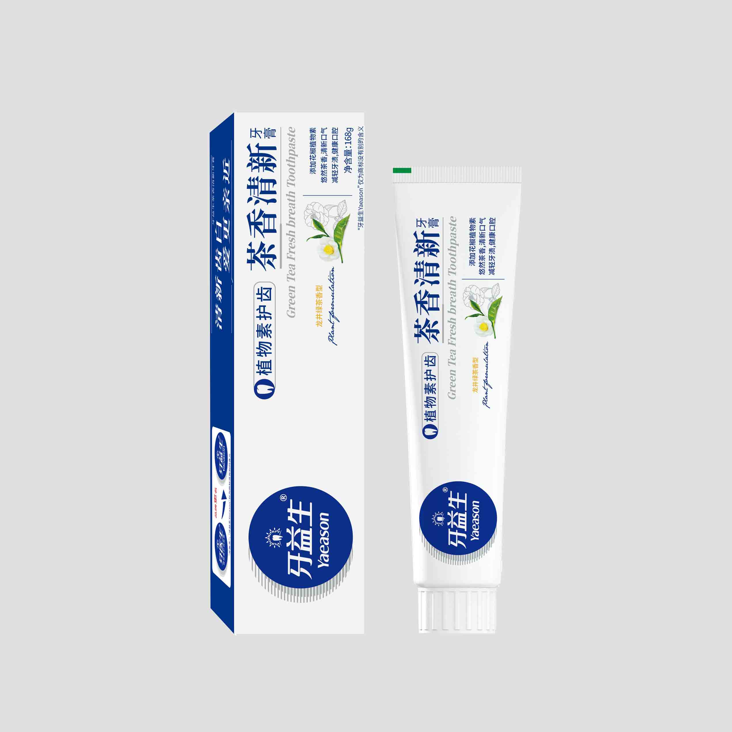 168g牙益生茶香清新牙膏