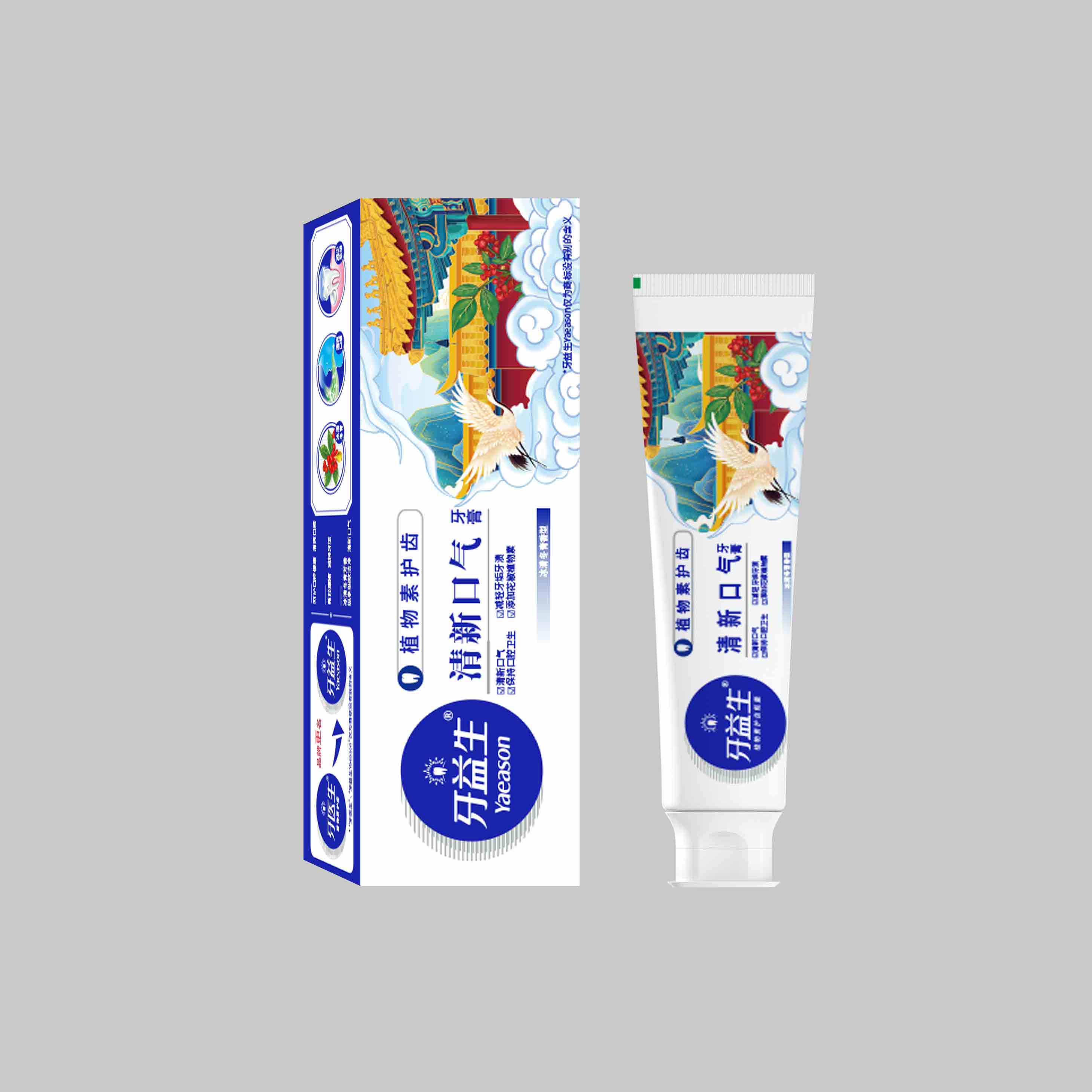 40g牙益生清新口气牙膏（冰清冬青香型）宫禧系列