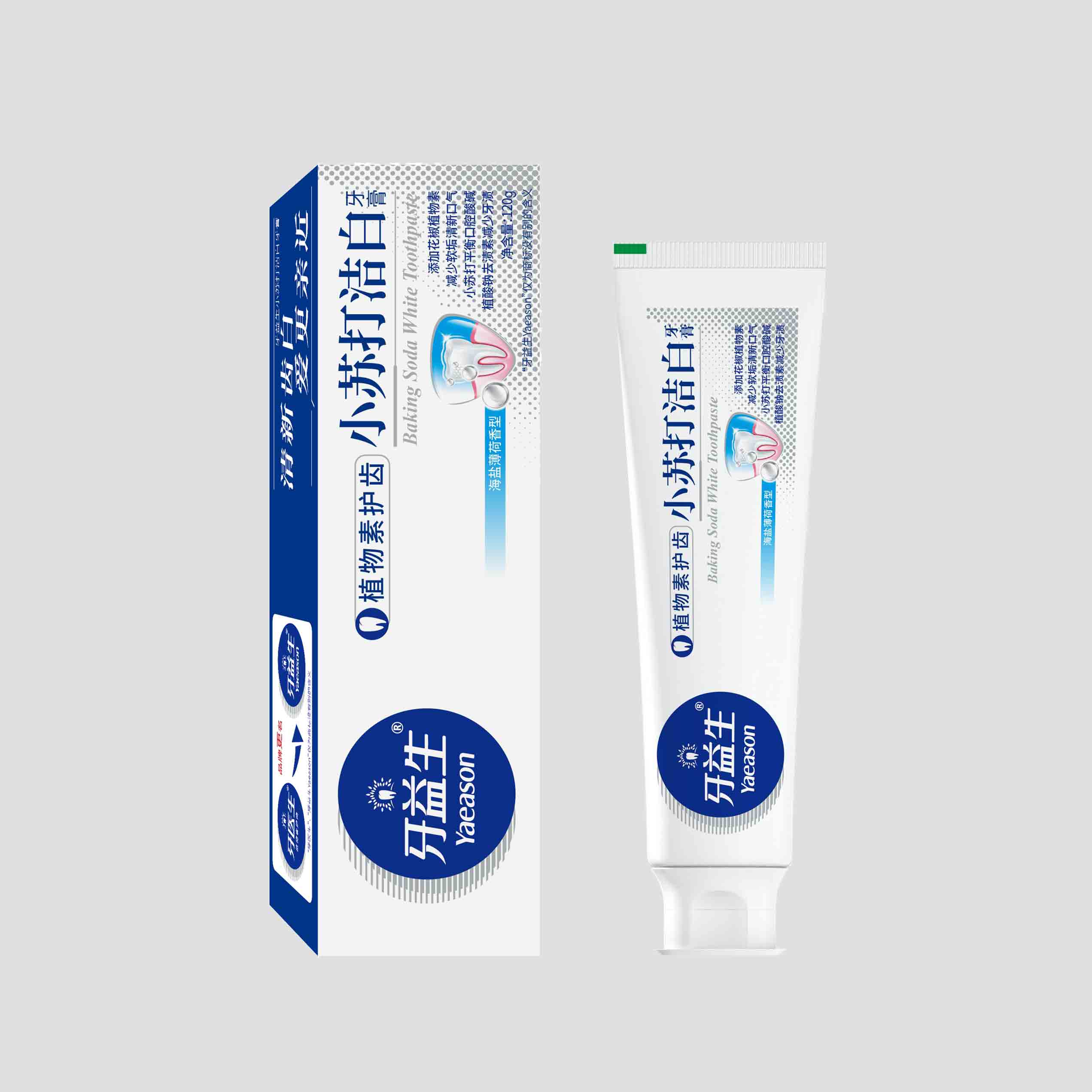 120g牙益生小苏打洁白牙膏