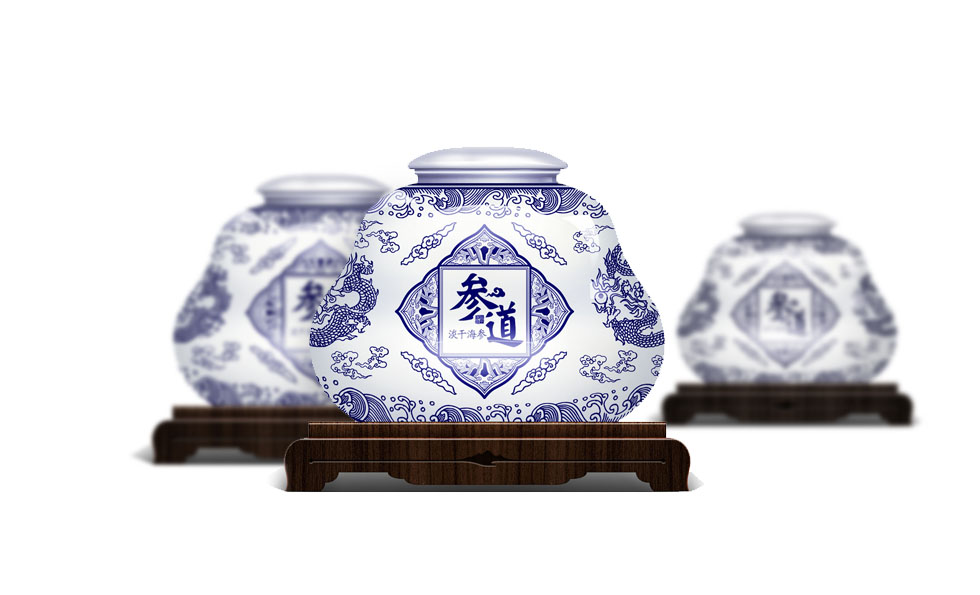 参道淡干海参（300克）罐（预定）