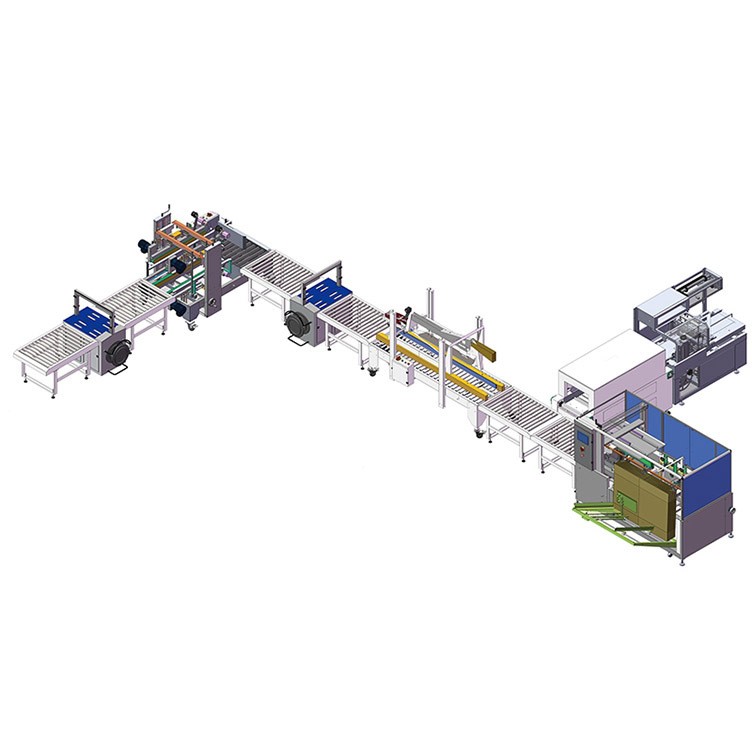封膜收缩自动包装线