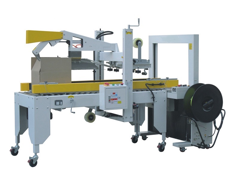 自动折盖封箱打包机