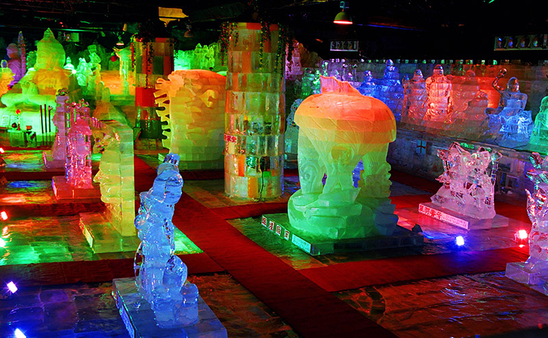 2007太阳岛冰雪艺术馆室内冰雪艺术精品工程