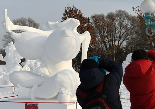 第23届哈尔滨国际雪雕落幕