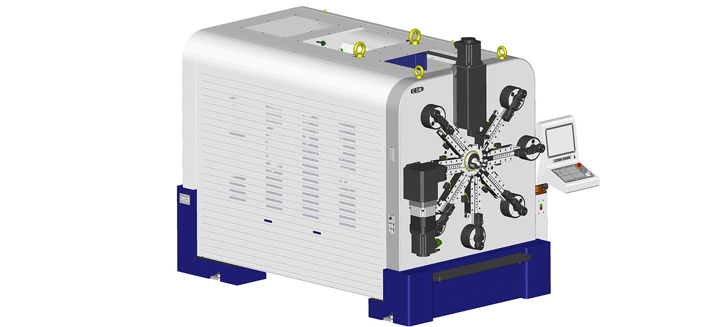 台湾强硕全数控弹簧机CSM-760S13