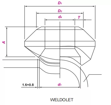 weldolet Weldolet-Drawing