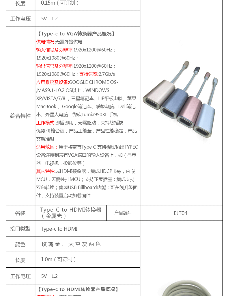 Type-C 转换器 type c接口转换器 type-c转换器厂家直销