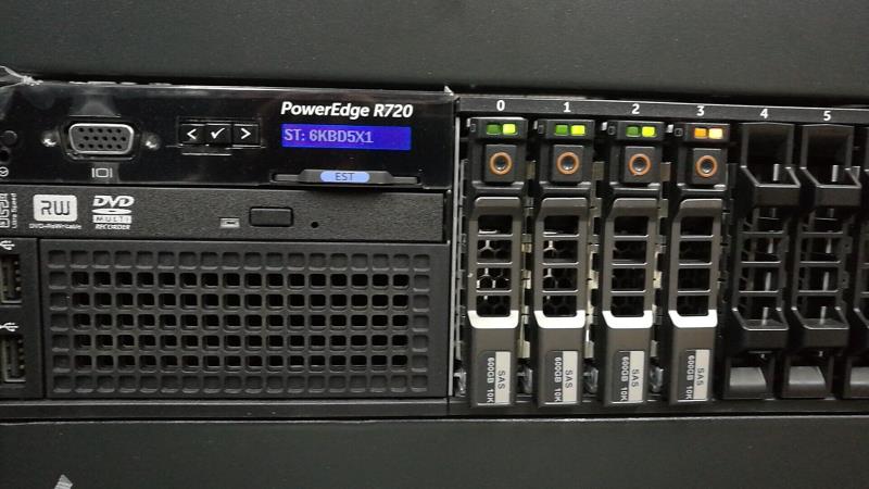 DELL R720更换硬盘后无法进入系统