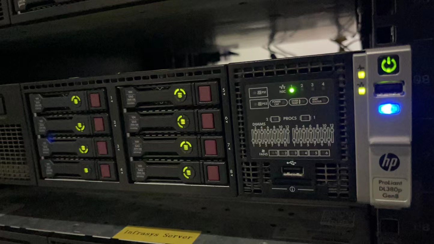 HP DL380p无法开机