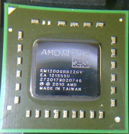 BGA package of chips