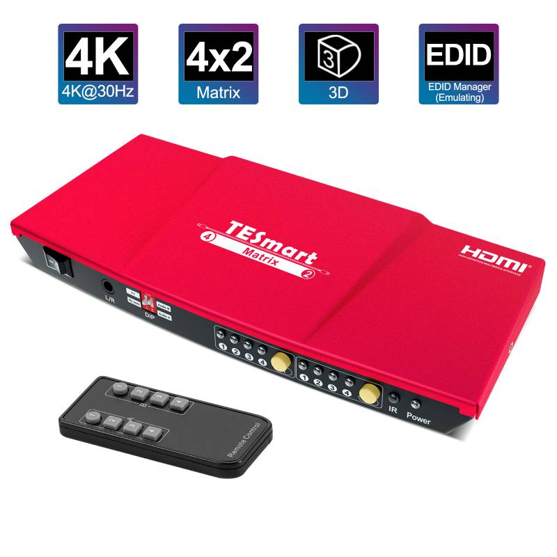 4x2 HDMI Matrix Switch