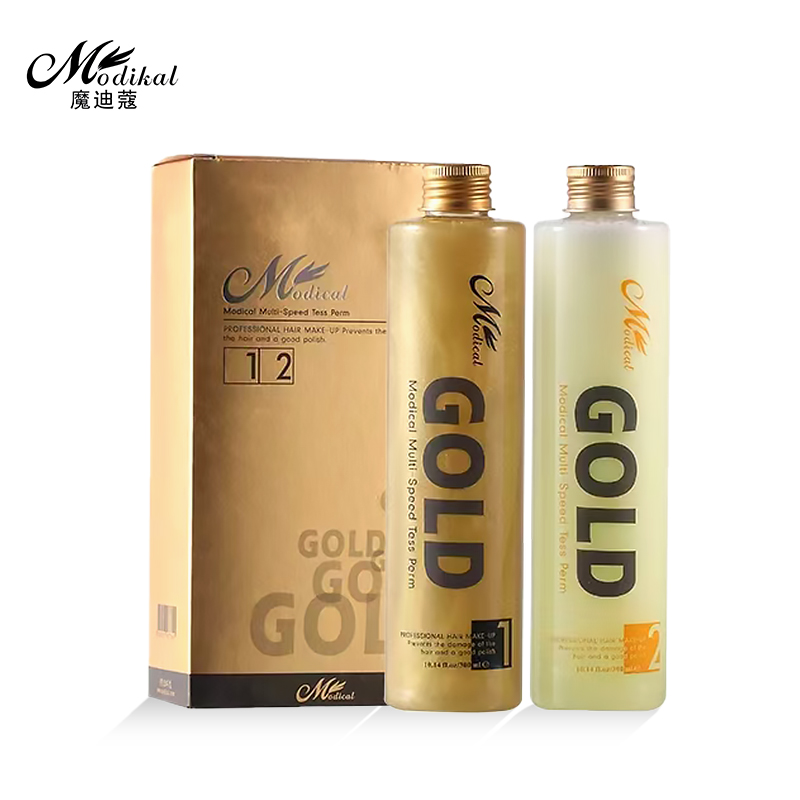 魔迪蔻  百變黃金燙發(fā)乳液 容量 300ml*2