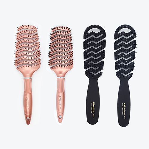 韩国《美姬JJ》宽齿猪鬃毛扭扭梳