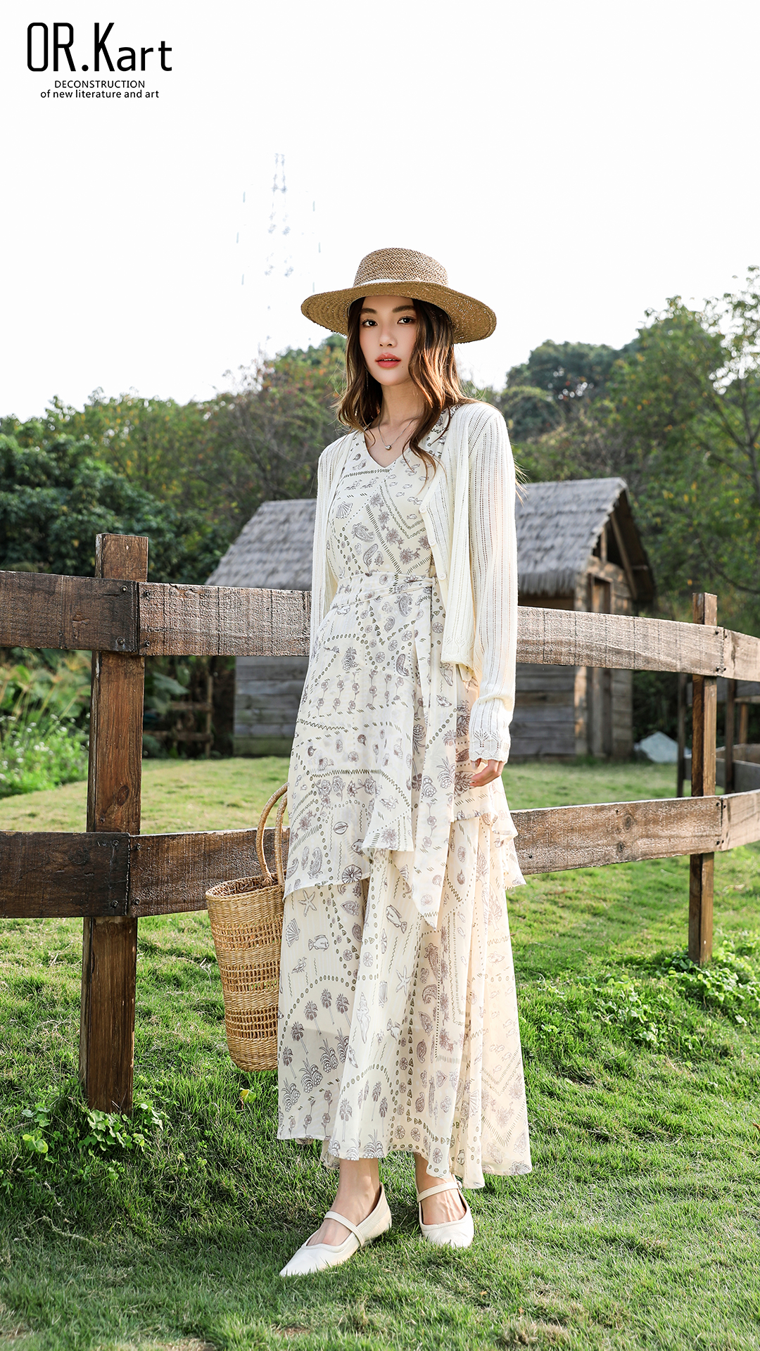 碎花套装连衣裙