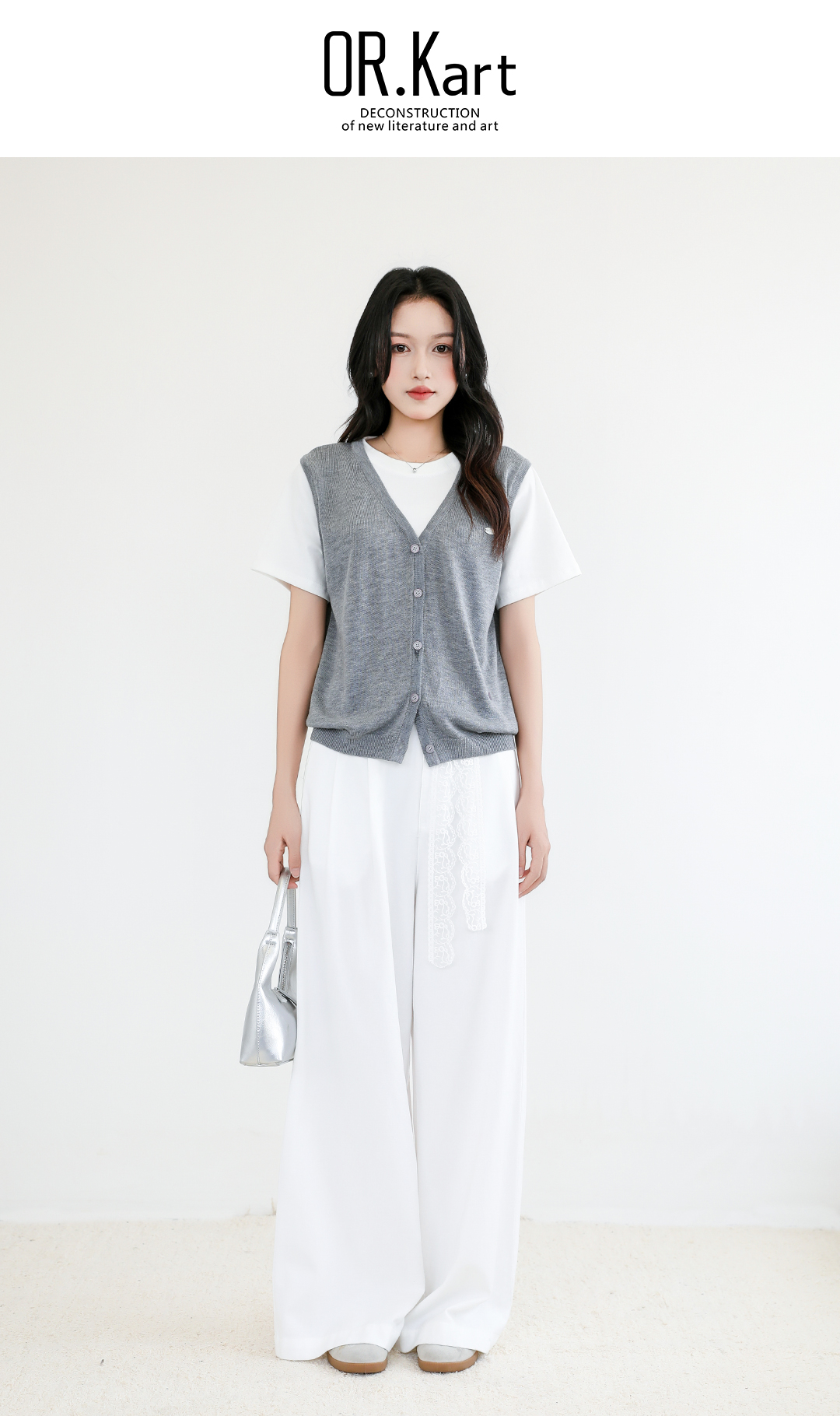 OR.Kart假两件毛衣