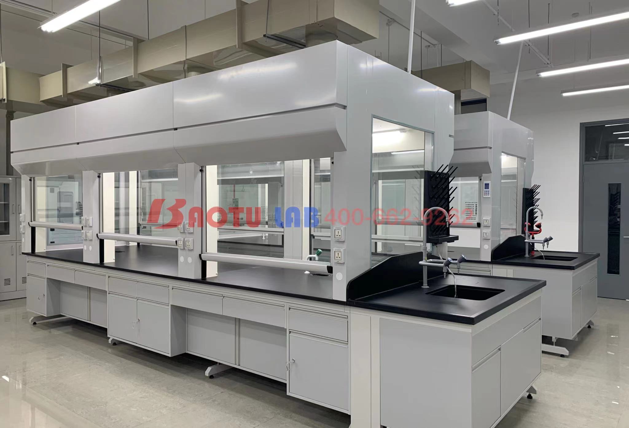 鋼木實驗臺,桌上型通風柜