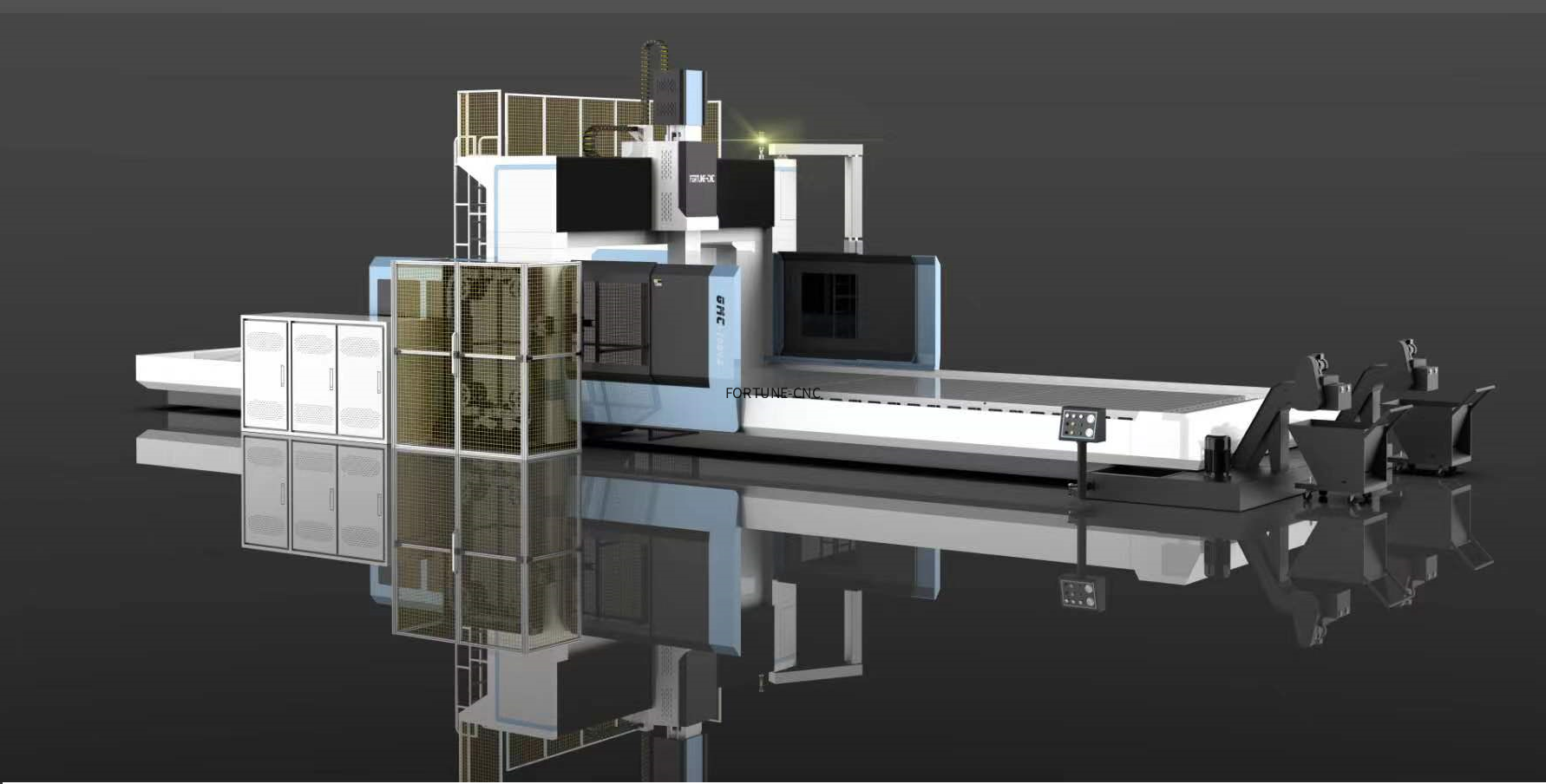 弗士十米龙门加工中心为用户带来丰厚效益赢得客户好评