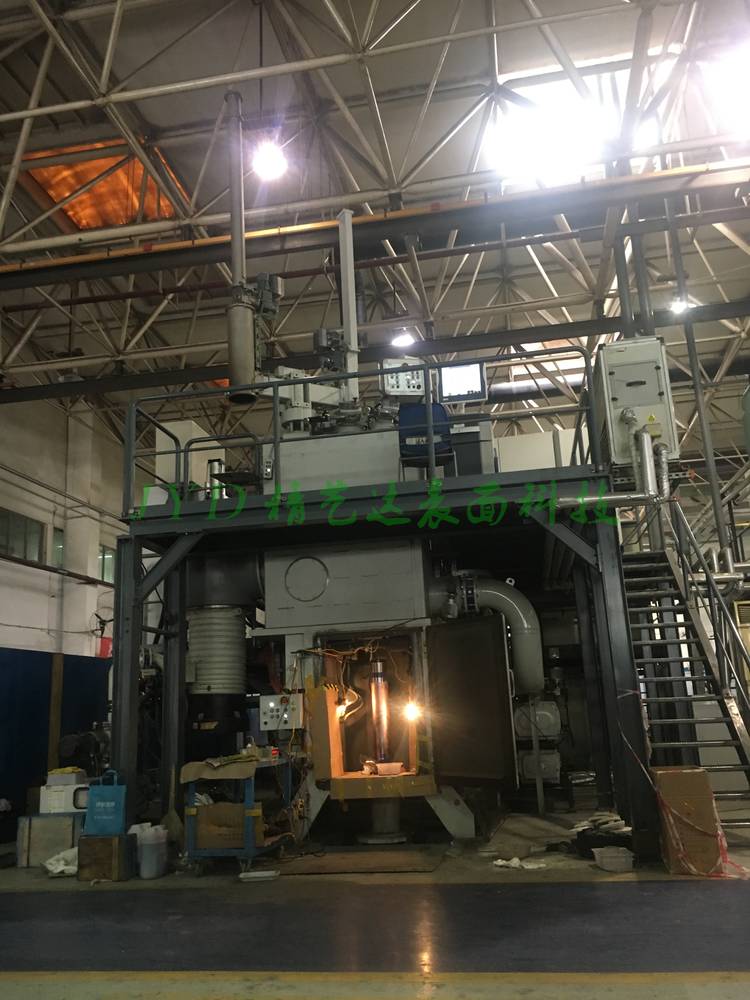 精鑄爐油缸拉傷在機(jī)修復(fù)