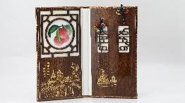 广绣-荔枝文化屏风