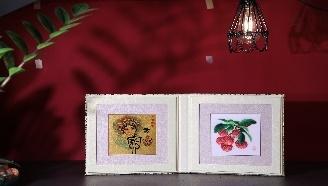 广绣礼品册-荔枝