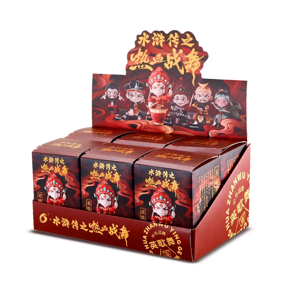 英歌舞盲盒摆件