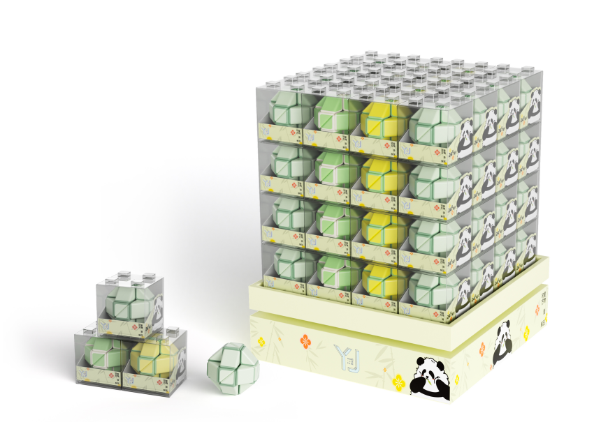 萌趣熊猫24段魔尺