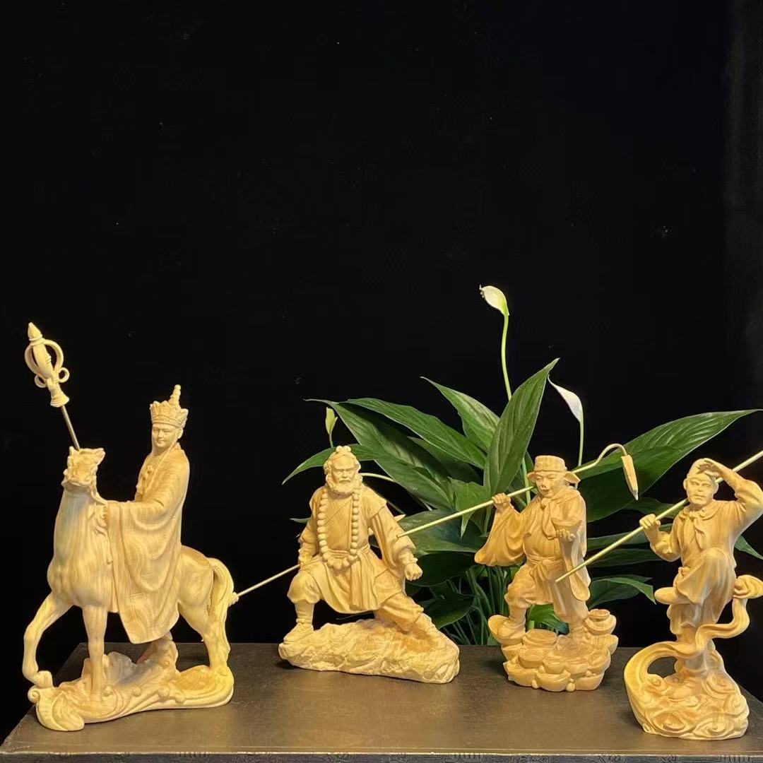 西游记木雕摆件