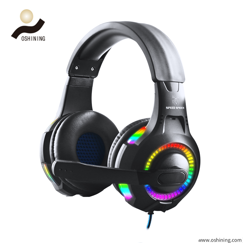 OEM Custom LOGO  Wireless LED RGB  Game Headphone (885MV)