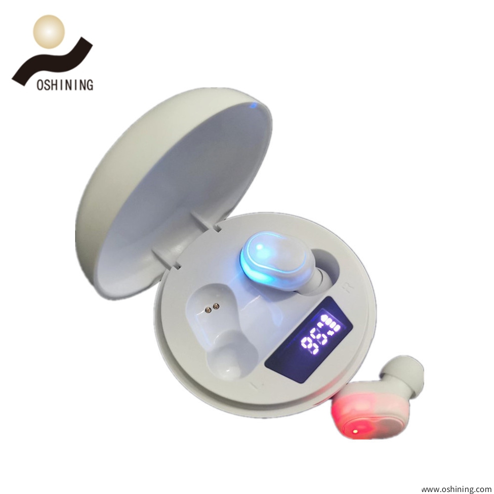 Low consumption 3-4 hours playing time Ture wireless Earphonds with Power Display（TWS-08）