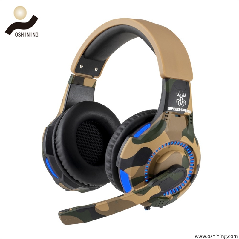 Personalised headphones pc computer gaming smart headphones(OS-885MV camo)