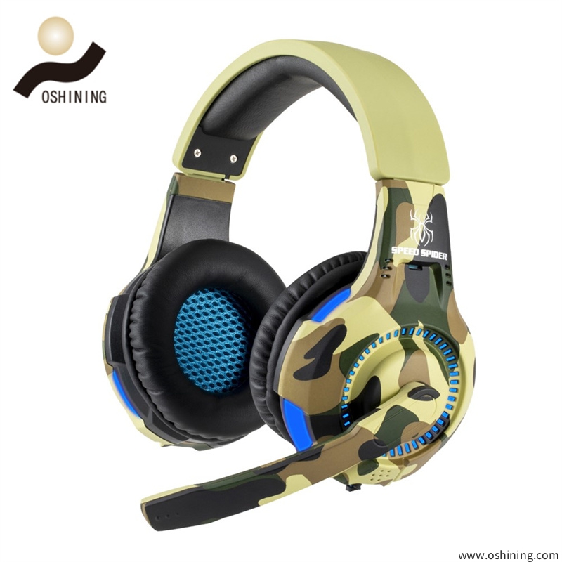 Best Sale Gaming Headset  Wired PC14 Good Stereo Sound Game Headphoneswith Mic（885MV camo）