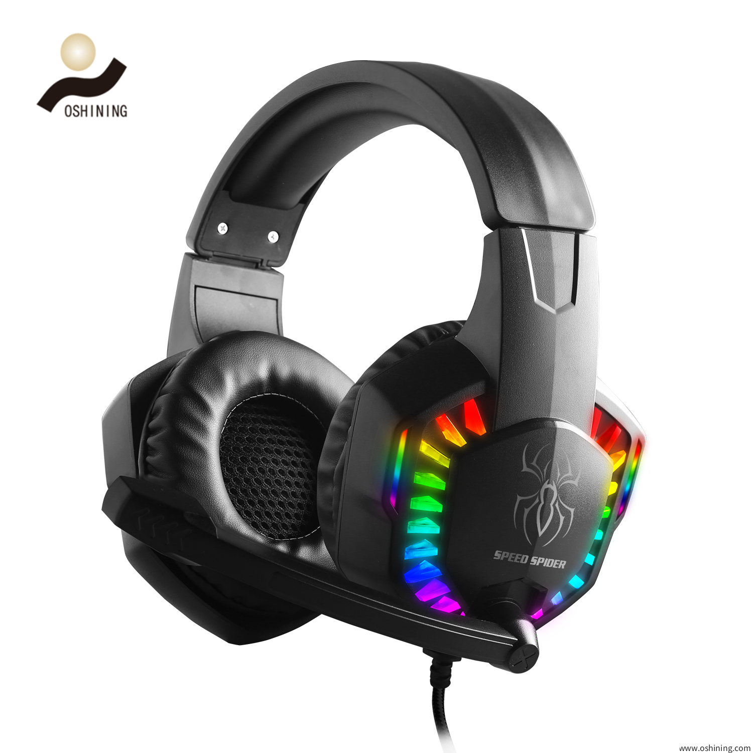 audifonos stereo gaming headphones usb LED light for X-BO(OS-884PLUS RGB)
